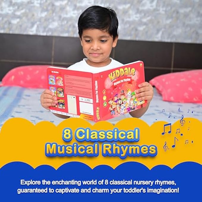 PACK OF 2 CLASSICAL NURSERY RHYMES AND CHIRPING IN THE SKY BIRD RHYMES SOUND BOOK FOR 1+ YEAR OLD|INTERACTIVE TOUCH N PLAY SOUND BOOK|LEARNING & EDUCATION FOR 1-3 YEARS OLD|SING ALONG BOOKS - Image 4