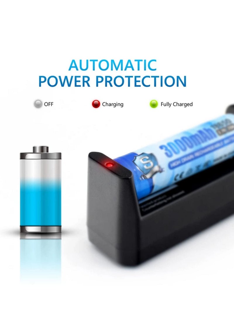 EU Universal Charger for 3.7V 18650 16340 14500 26650 lithium Li-ion Rechargeable Battery Charger  - Image 5