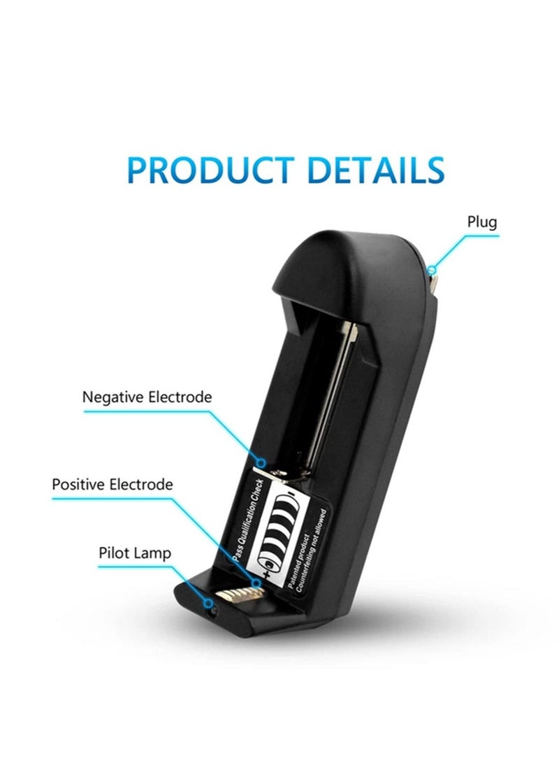EU Universal Charger for 3.7V 18650 16340 14500 26650 lithium Li-ion Rechargeable Battery Charger  - Image 3