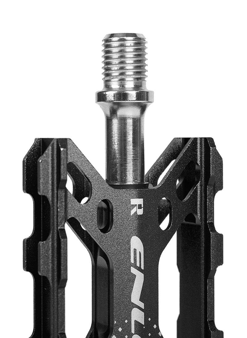 إنلي دواسات الدراجات القابلة للطي، دواسات الدراجات المسطحة المصنوعة من سبائك الألومنيوم، دواسات الدراجات الجبلية، دواسات ركوب الدراجات - Image 4