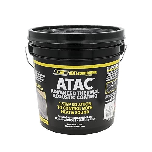 Design Engineering - ATAC Advanced Thermal Acoustic Coating - 1 Gallon | 2-in-1 Sound & Heat Barrier for Car Insulation | Sound Deadening Spray/Roll On - Image 1