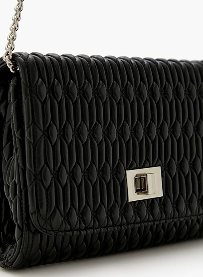 FOREVER 21 Quilted Flap Top Crossbody Bag - Image 5