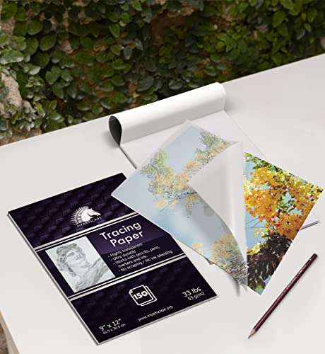 MyArtscape Tracing Paper Pad - 33lb - 9" x 12" - 150 Transparent Sheets - Artist Quality - High Transparency - Professional Art Supplies - Image 4