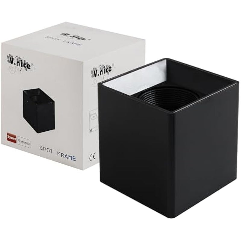 V.nice LED Ceiling Spotlight GU10/GU5.3 Surface Mounted Light Fixture, Polycarbonate Housing, 35W Max, Indoor Wall & Ceiling Lamp for Hallway Kitchen Bedroom – 2 Styles (No Bulb Included) - Image 1