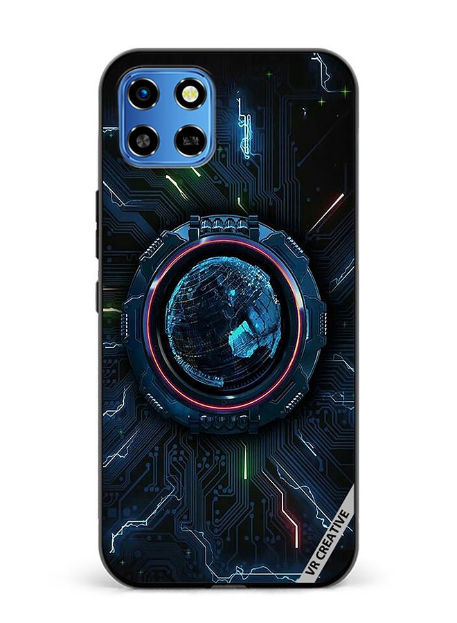 VR CREATIVE Protective Case Cover For Infinix Smart 6 HD Rain meter Design  Multicolour - Image 1