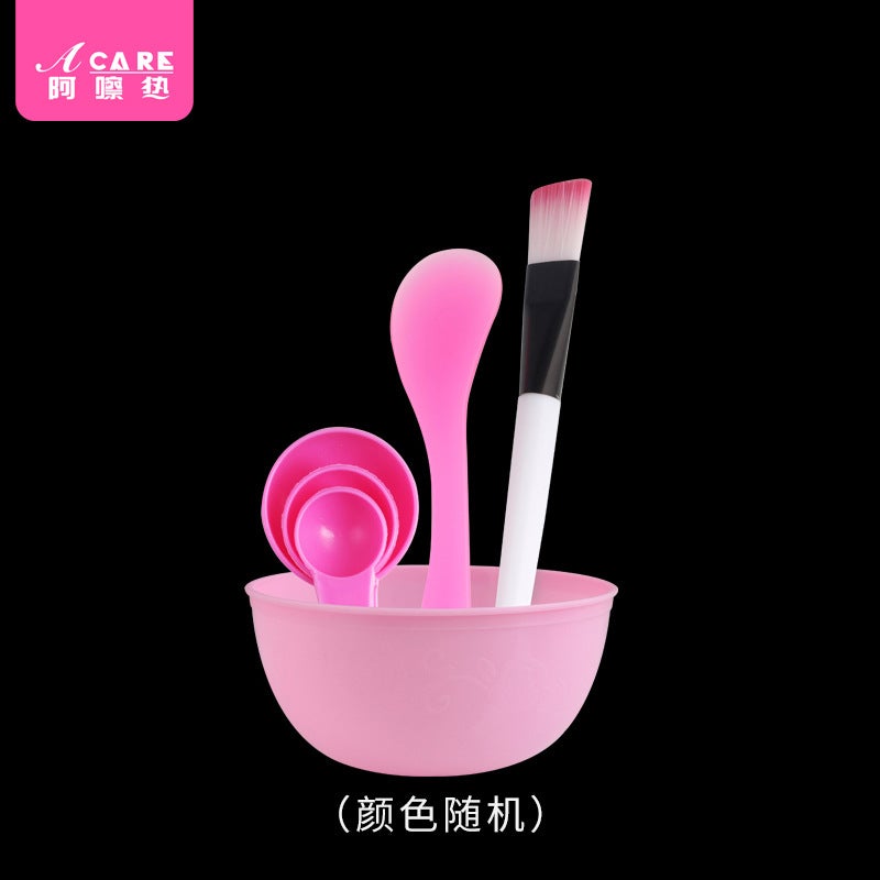 ACARE Mask Mold Model No Adjustment Tray Face Tool Molding Plate Silicone Homemade Repeated Use Female 4-piece set, 1 set in total