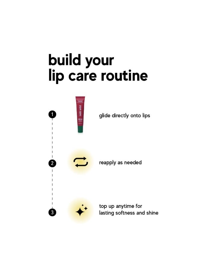 indē wild Dewy Lip Treatment Hot Sauce | Red Tint | Non-Sticky | Lip tint, balm, plumper all-in-1 | Overnight Repair Vegan Lip Balm & Moisturizer | Lasts for 8+ hour | With Natural Desi Ghee, Shea Butter, Squalane & Hyaluronic Acid | Hydrating Korean Formulation | 15ml - Image 3