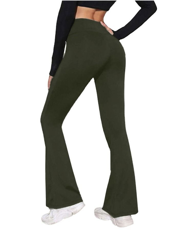 Nileton High Waist Sportswear Leggings Pants Wide Leg  - Image 2