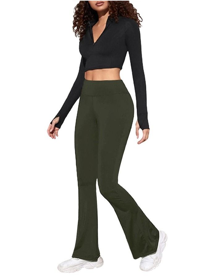 Nileton High Waist Sportswear Leggings Pants Wide Leg  - Image 3