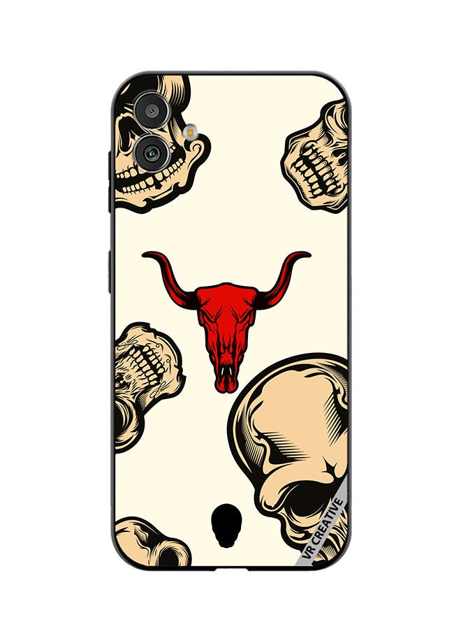 VR CREATIVE Protective Case Cover For Samsung Galaxy M13 5G Skulls Design Multicolour - Image 1