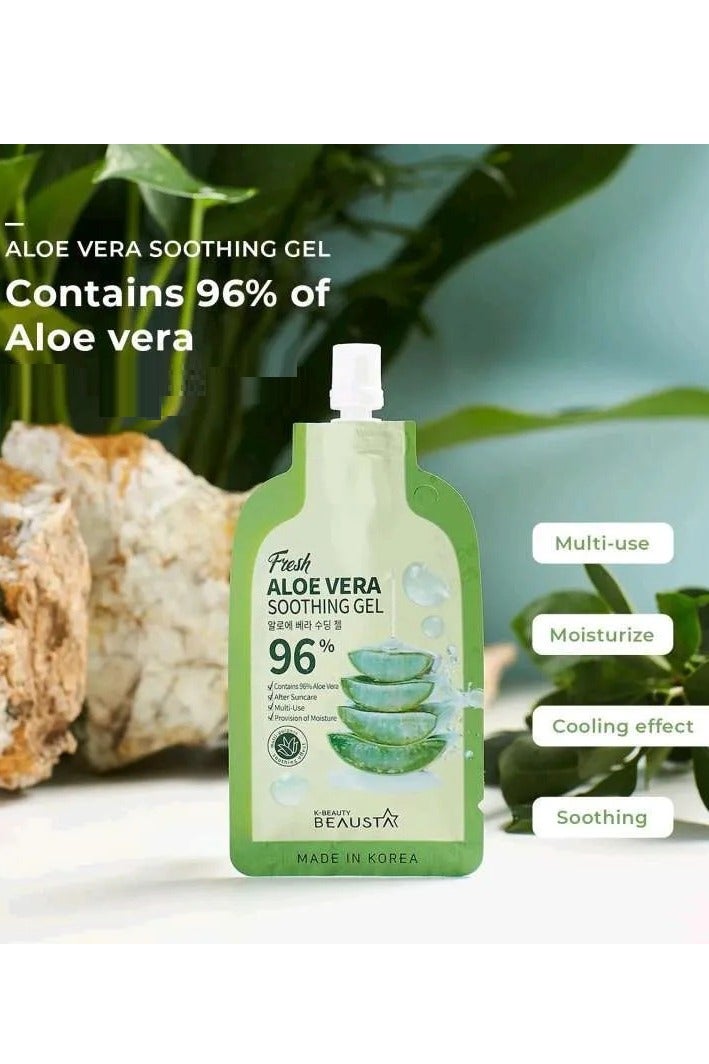 بيوستا جل بيوستا الأصلي المرطب والمهدئ بخلاصة الصبار الطبيعي ( 5 عبوات ) 20 مل - Image 4