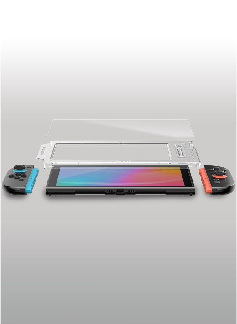 AMAZINGthing Nintendo Switch 2 Radix Clear Glass Screen Protector - Ultra Clarity  - Image 2