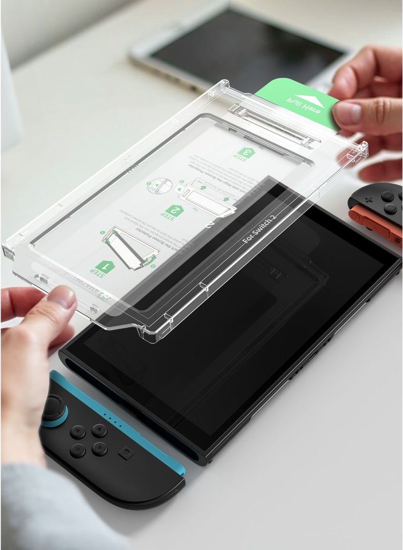 AMAZINGthing Nintendo Switch 2 Radix Clear Glass Screen Protector - Ultra Clarity  - Image 3