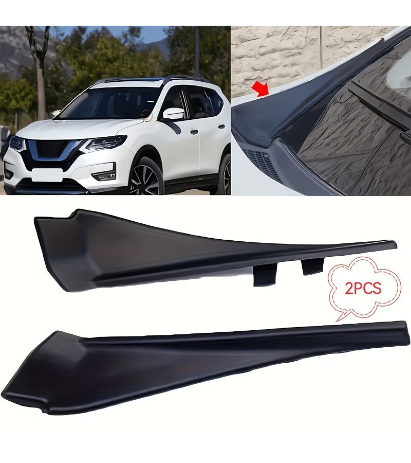 2pcs Front Windshield Wiper Side Decorative Cover For Nissan Xtrail T32 Rogue 2014-2018 - Image 1