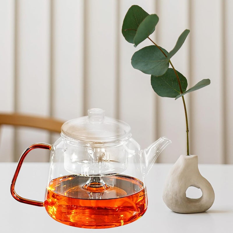 Replacement Glass Tea Kettle Lid, Teaware Cover for Household Teapot, Sturdy Glass Lid Replacement for Tea Pot, Suitable for Home Brewing and Kitchen Accessories - Image 4