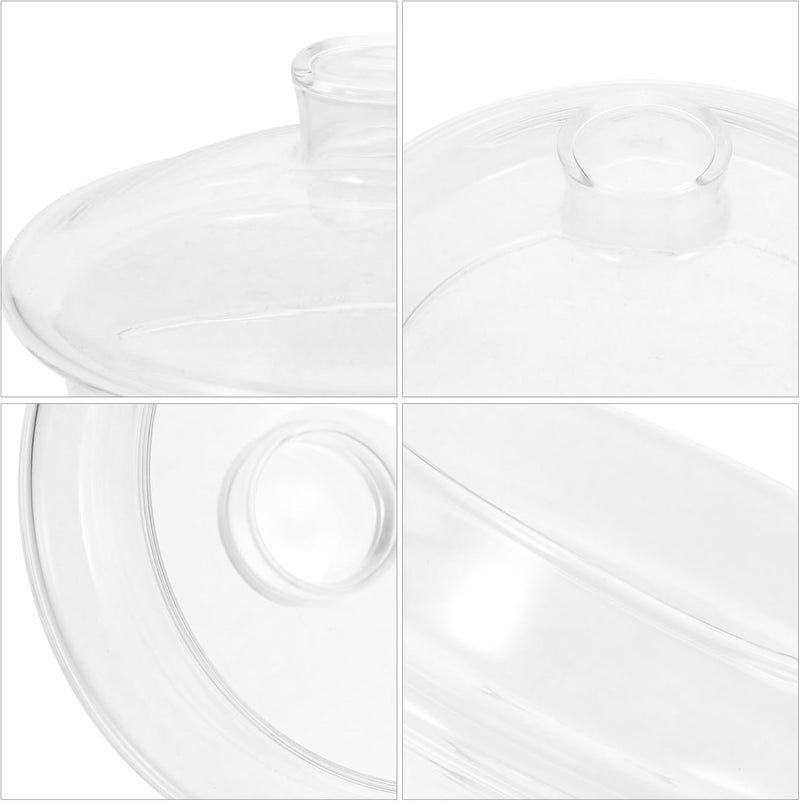 Replacement Glass Tea Kettle Lid, Teaware Cover for Household Teapot, Sturdy Glass Lid Replacement for Tea Pot, Suitable for Home Brewing and Kitchen Accessories - Image 5