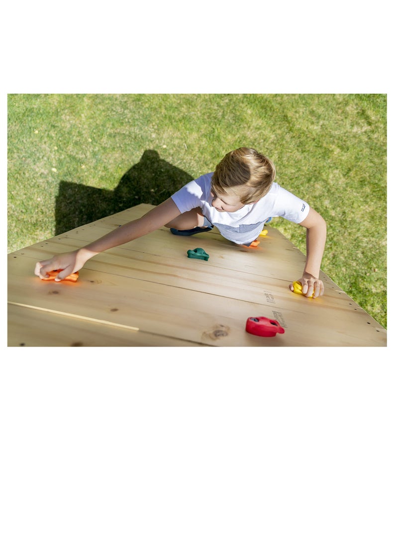 KASTWAVE - 20 Pack Kids Rock Climbing Holds, Includes Mounting Hardware for 1" Installation, Holds Climbing Rocks for Outdoor Indoor Home Playground - Image 1