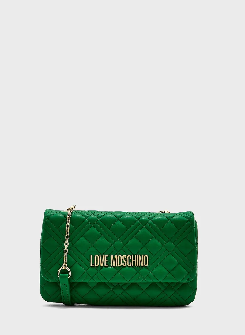 Love Moschino Flap Over Clutch