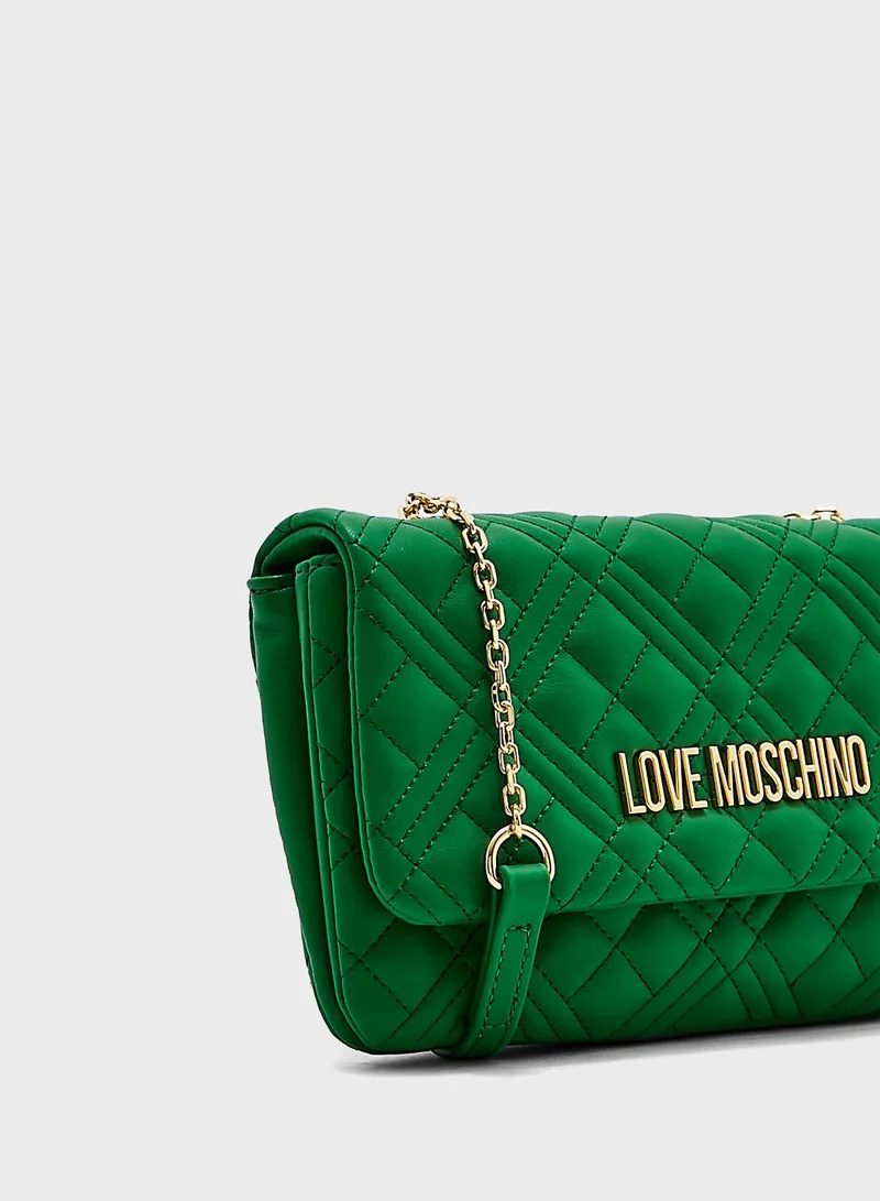 Love Moschino Flap Over Clutch
