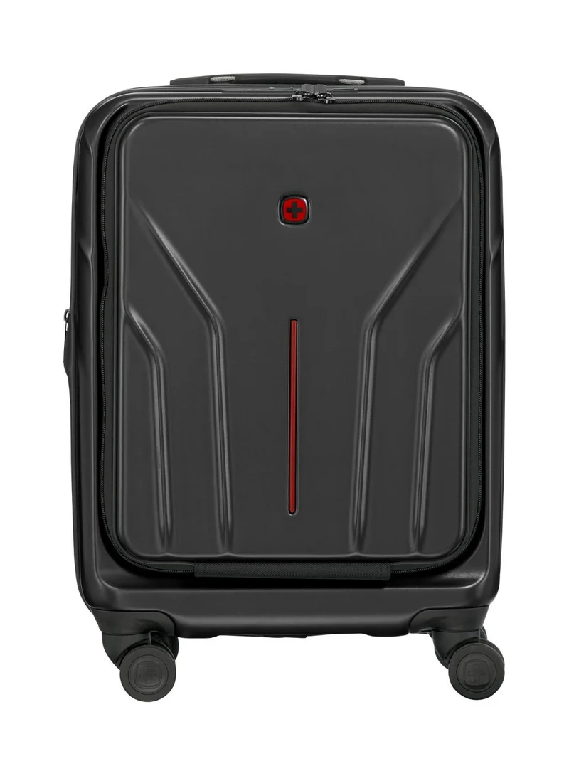 Wenger Amplix Hardside Expandable 55cm Cabin Luggage Trolley Black