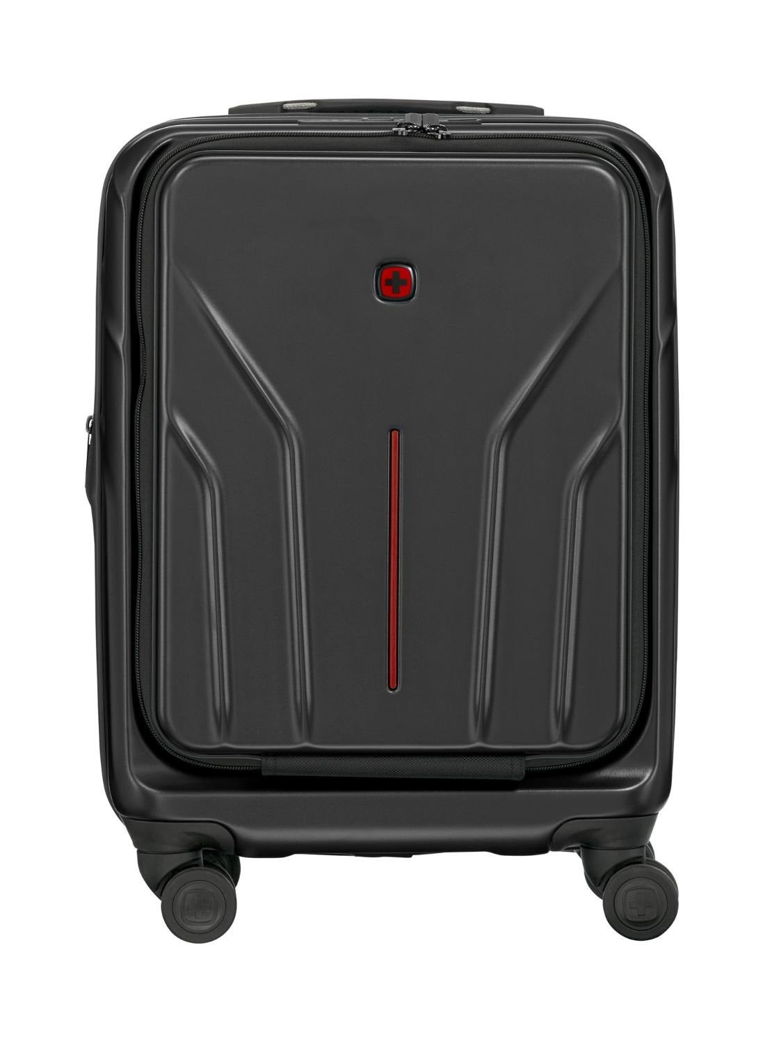 Wenger Amplix Hardside Expandable 55cm Cabin Luggage Trolley Black