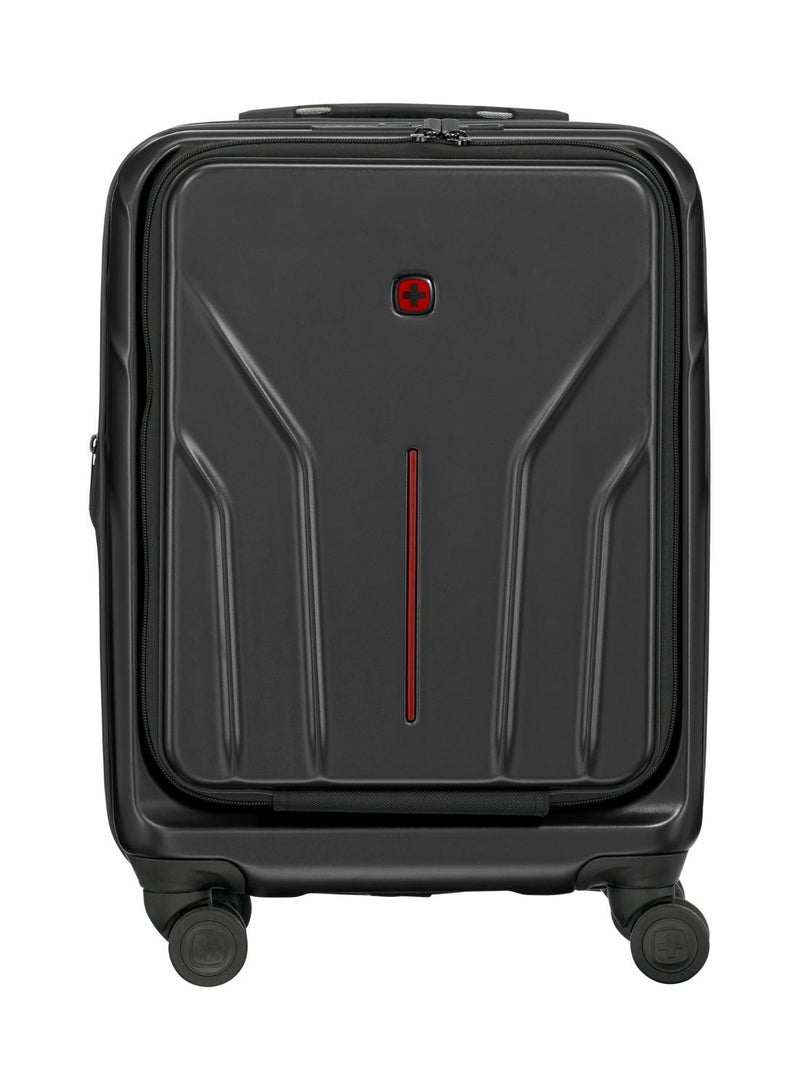 Wenger Amplix Hardside Expandable 55cm Cabin Luggage Trolley Black - Image 1