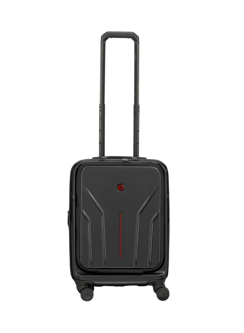 Wenger Amplix Hardside Expandable 55cm Cabin Luggage Trolley Black
