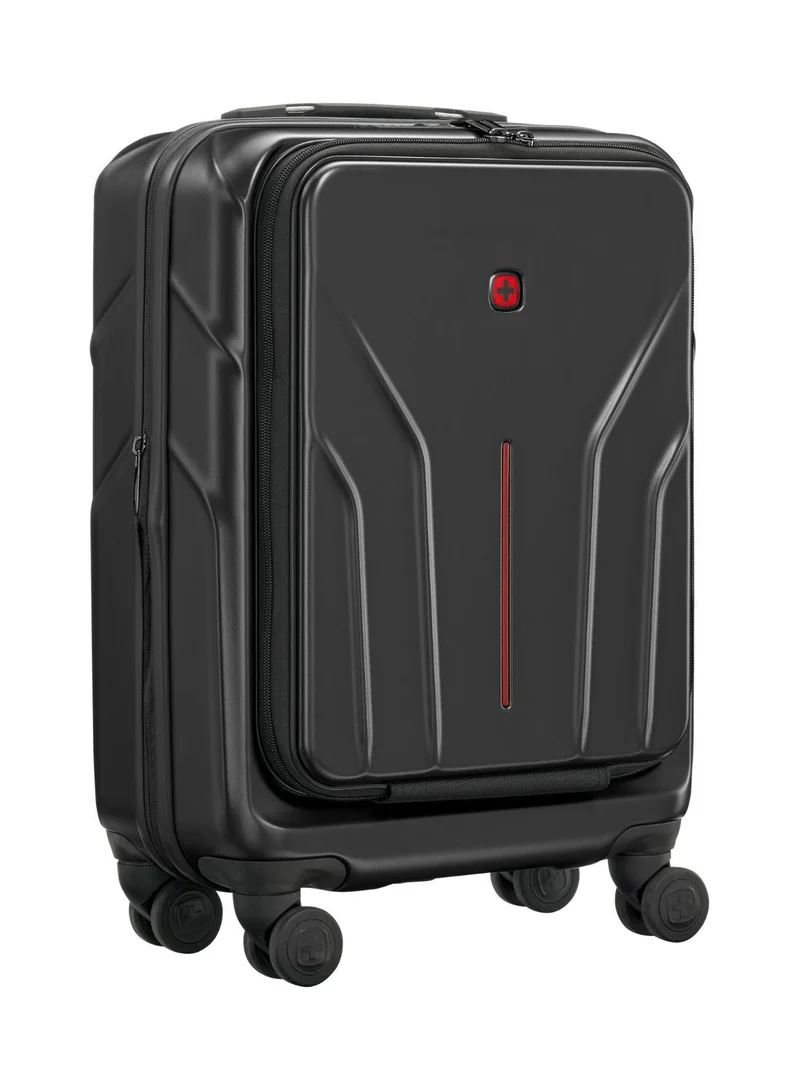 Wenger Amplix Hardside Expandable 55cm Cabin Luggage Trolley Black