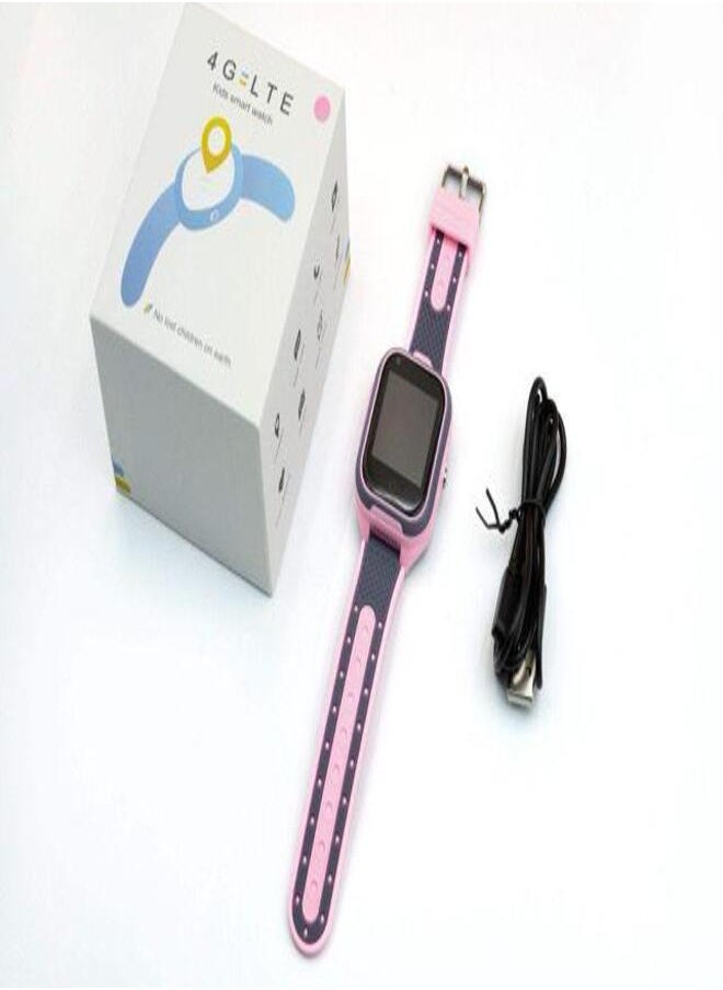 Generic - 4G Smart Kids Watch with SIM Card Provider | Speed Dial Feature, Video Calls, SOS Emergency Button, GPS Geolocation | Parental Control via the Watch Related App | Pink Color | Suitable for Children aged 3-13 years - Image 1
