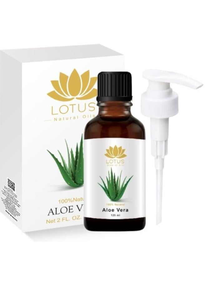 Lotus Aloe Vera Oil 125ml  - Image 1