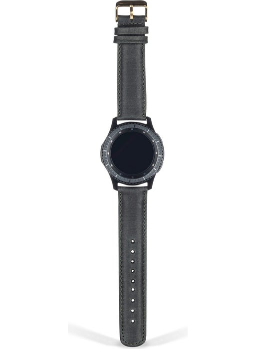 Vagave Samsung Active / Watch / Gear 20 mm Leather Strap Khaki Green  - Image 1