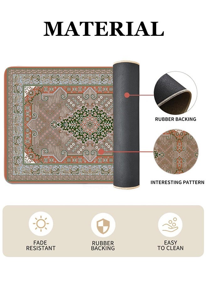 Generic 2 PCS Kitchen Floor Mats Rugs Set, Cushion Floor Carpet, Waterproof, Oil Resistant and Anti-Fatigue PU Standing Mat for Kitchen, Floor, Office, Sink, Laundry 45*75CM+45*120CM  - Image 2