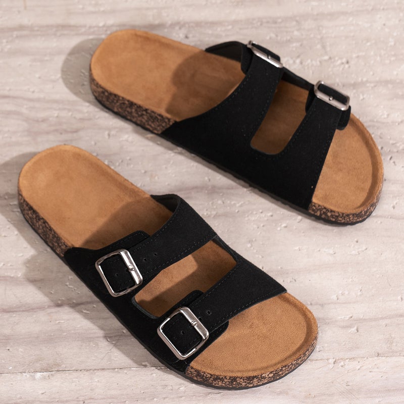 Unisex Retro Casual Slip-On Sandals Comfortable Summer Slides
