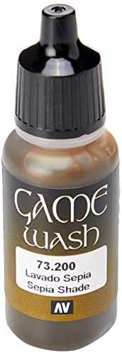 Vallejo Sepia Wash, 0.57 Fl Oz (Pack of 1) (VJ73200) - Image 2