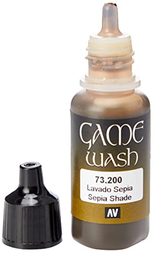 Vallejo Sepia Wash, 0.57 Fl Oz (Pack of 1) (VJ73200) - Image 3