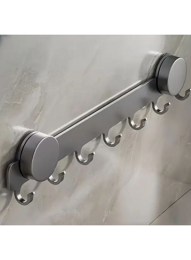 6 قطع خطافات بيضاء ثقيلة مثبتة على الحائط بممصات دون حاجة إلى الحفر لتوفير المساحة - Image 5