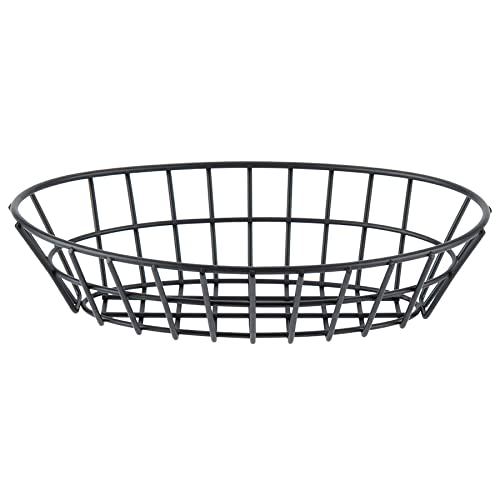 GET 430188 12 x 825 Oval Basket 2 Clipper Mill Iron Powder Coated - Image 1