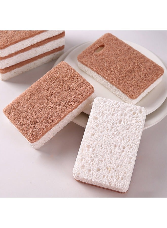 Dual Sided Cleaning Sponges, Kitchen Dishes Sponge, Non-Scratch Scrub Sponges for Household, Bathroom 6 Pack  - Image 4