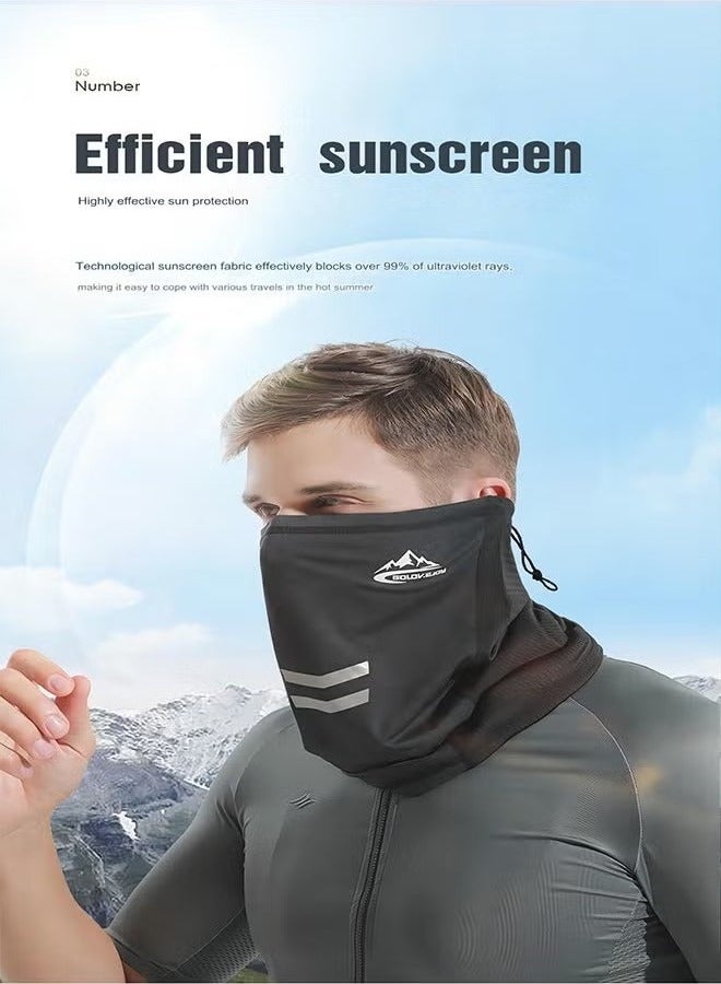 REXCHI Summer Outdoor Anti-UV Dust-Proof Neck Scarf Mask Scarf Protective Neck Cover Mask, Men's And Women's Cool Sports Cover, Cycling Mask Outdoor Sun Protection And Anti-UV Mask - Image 2