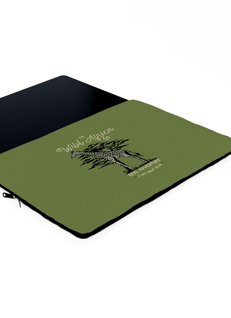 LOUD UNIVERSE Wild Africa Design Laptop Sleeve 13 inch Multicolour Tablet Sleeve - Image 3
