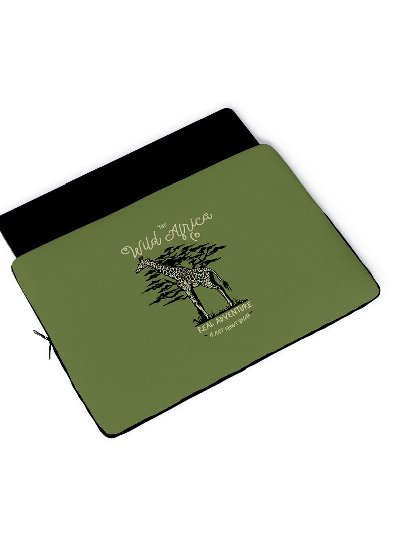 LOUD UNIVERSE Wild Africa Design Laptop Sleeve 13 inch Multicolour Tablet Sleeve - Image 4