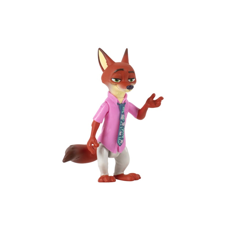 Disney Zootropolis 2 Collectible Figure 2-in-1 Pack - Nick Wilde & Nibbles Maplestick 3-Inches | Zootopia 2 Mystery Tails Collection | Character Figure | Gift for Kids and Collectors! - Image 3