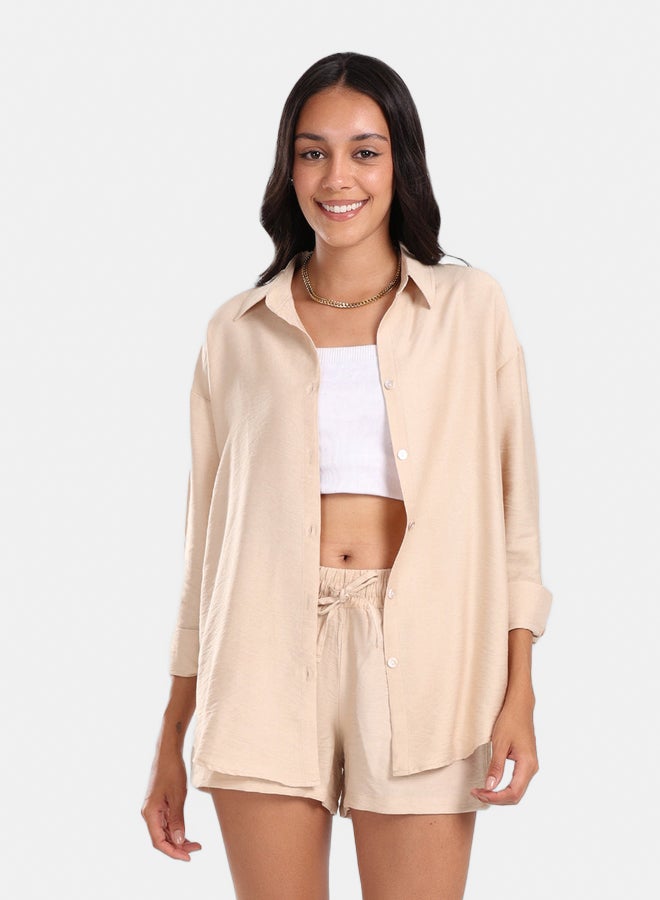 Carina Beach Shirt & Shorts Set - Image 1