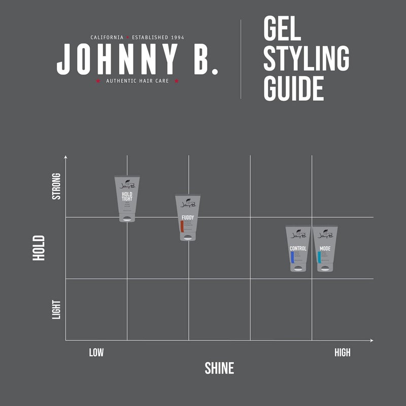 JOHNNY B. جل تصفيف الشعر الاحترافي جوني بي مود بحجم: 6.7 أونصة (عبوة واحدة) - Image 5