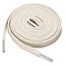 uxcell 2 Pairs Waxed Cotton Leather Boots Casual Shoes Flat Shoelaces for Men Women 120cm 4724 Beige - Image 2