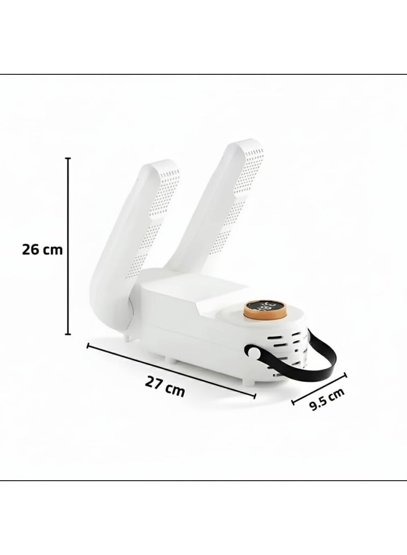 360° Foldable Smart Electric Shoe Dryer - Shoe Dryer for Shoes, Gloves, Socks, Safe Constant Temperature 48℃ & Timer - Dehumidifier for Sneakers & Heavy Shoes el-476 - Image 5