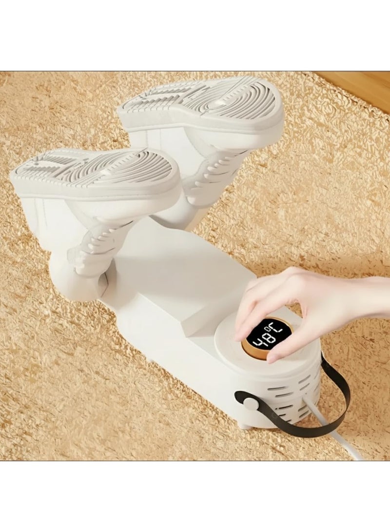 360° Foldable Smart Electric Shoe Dryer - Shoe Dryer for Shoes, Gloves, Socks, Safe Constant Temperature 48℃ & Timer - Dehumidifier for Sneakers & Heavy Shoes el-476 - Image 3