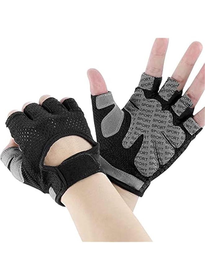 Generic Weight Lifting Gloves for Men Women Gym Gloves with Anti Slip Palm Protection Breathable Gloves for Workout Training，Fitness,Hanging, Pull up, Cycling, Exercise  - Image 1
