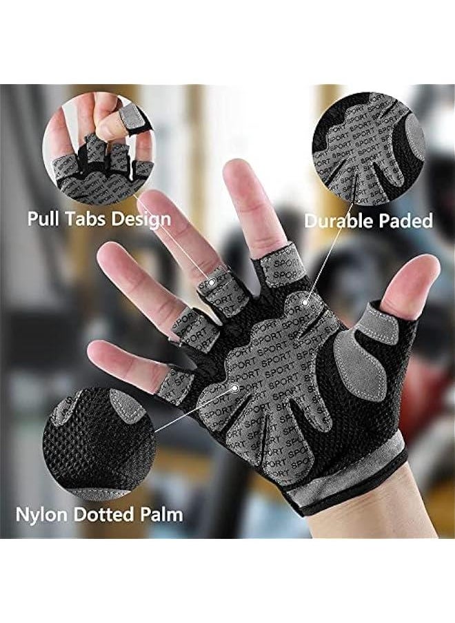 Generic Weight Lifting Gloves for Men Women Gym Gloves with Anti Slip Palm Protection Breathable Gloves for Workout Training，Fitness,Hanging, Pull up, Cycling, Exercise  - Image 2