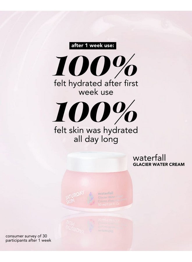 Saturday Skin Face Moisturizer Water Face Cream Natural Oil free Gel Type Cream From Alaska Glacier Water Day & Night Korean Skin Care Cream Soothing Hydrating Facial Moistrurizer (1.69 Fl. Oz. 50ml) - Image 2